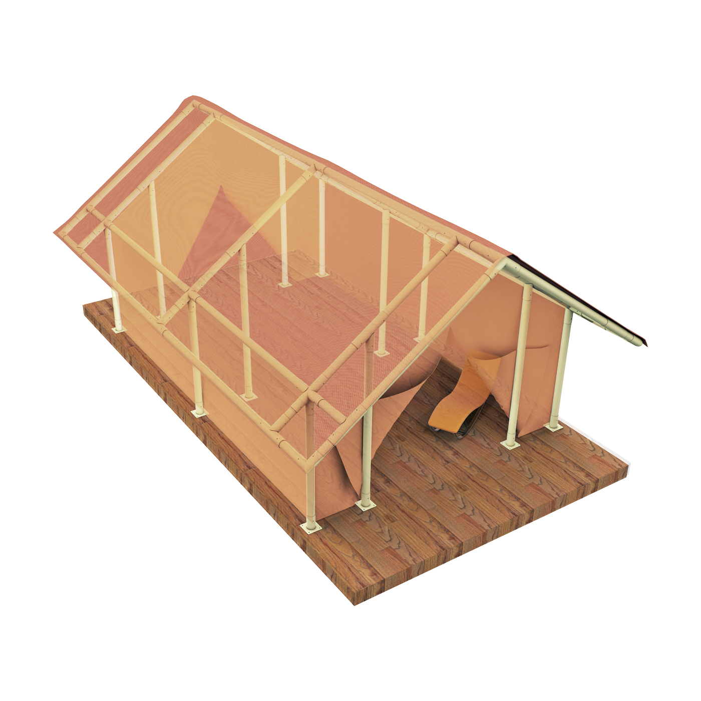 картинка Палатка для глэмпинга мебельной фабрики KorWood